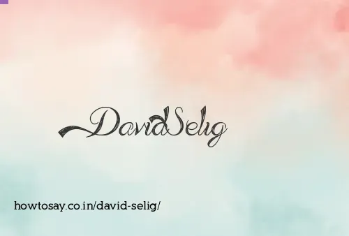 David Selig