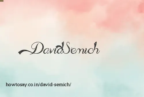 David Semich