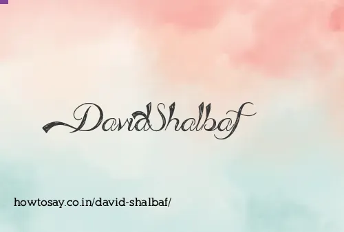 David Shalbaf
