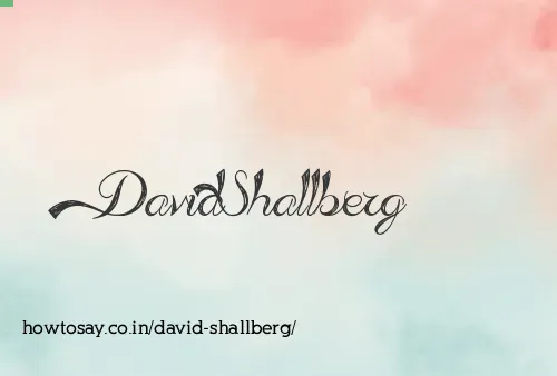 David Shallberg
