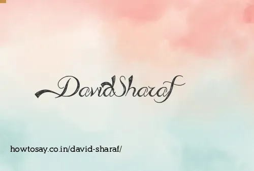 David Sharaf