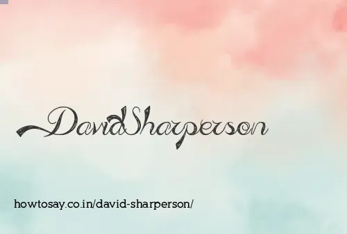 David Sharperson
