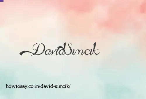 David Simcik