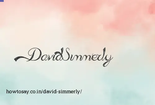 David Simmerly