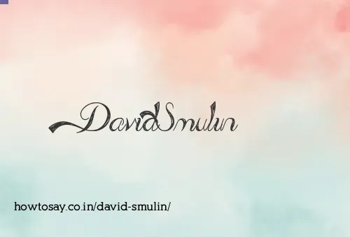David Smulin