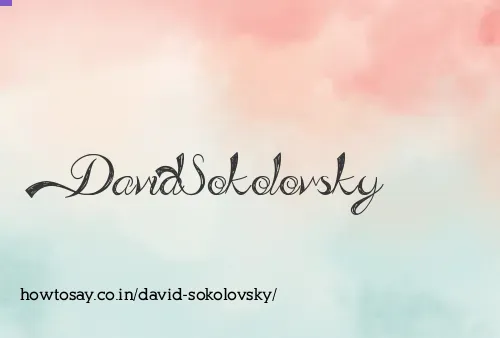 David Sokolovsky