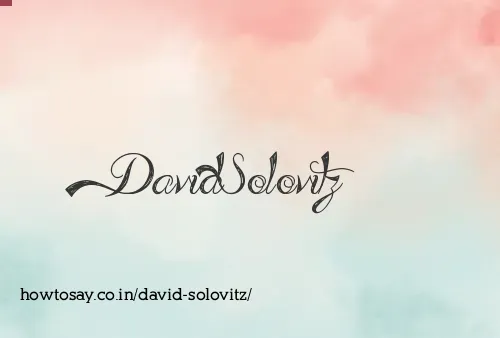 David Solovitz