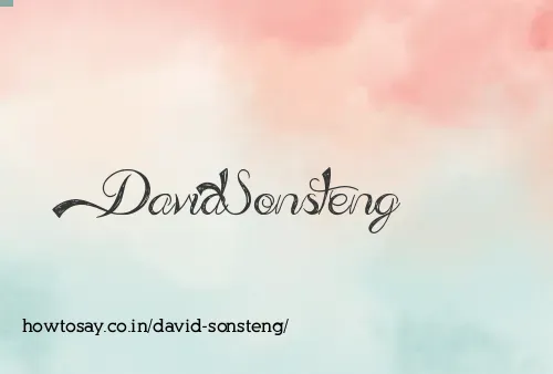 David Sonsteng