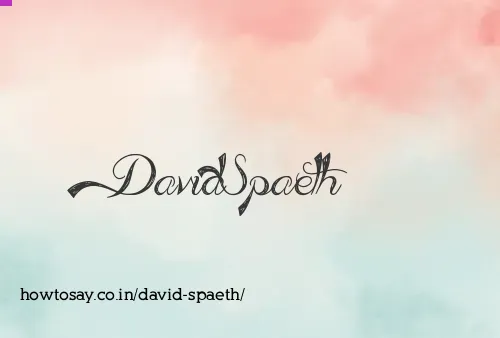 David Spaeth