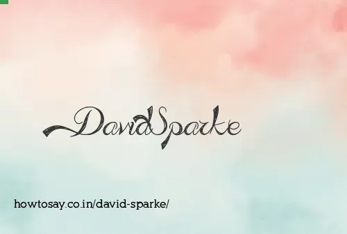 David Sparke