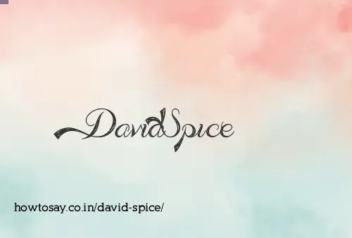 David Spice