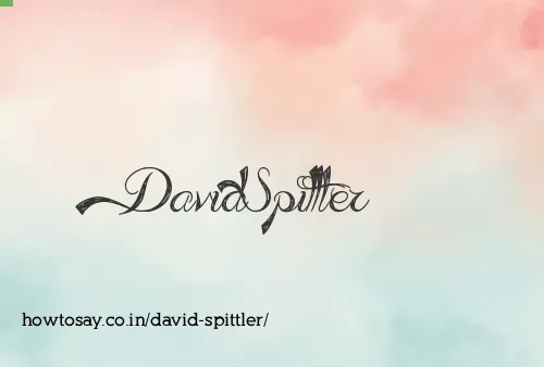 David Spittler