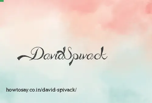 David Spivack