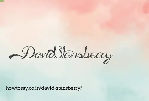 David Stansberry