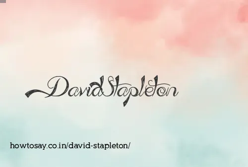 David Stapleton