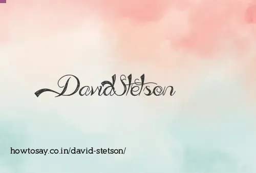 David Stetson