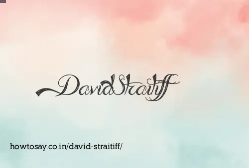 David Straitiff
