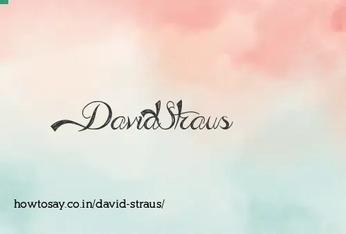 David Straus