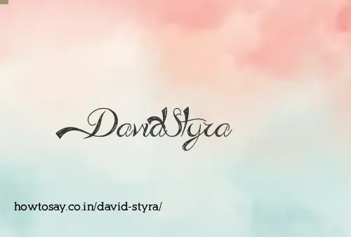 David Styra