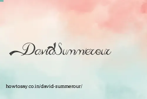 David Summerour
