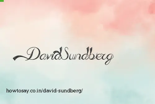 David Sundberg