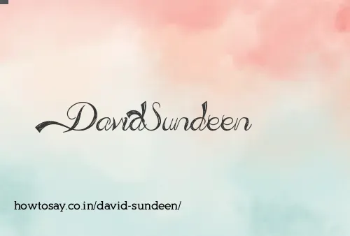 David Sundeen
