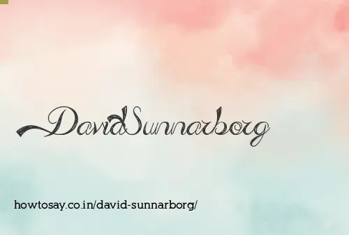 David Sunnarborg