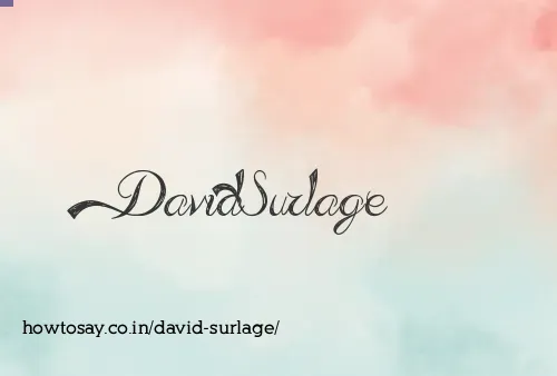 David Surlage