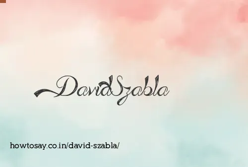 David Szabla