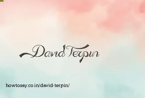 David Terpin