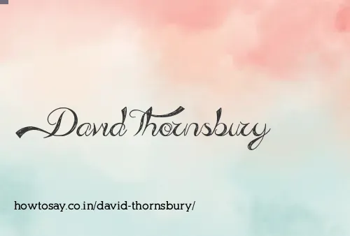 David Thornsbury