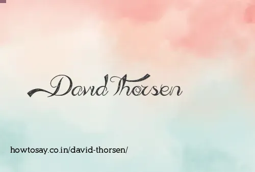 David Thorsen