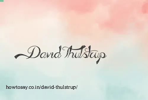David Thulstrup