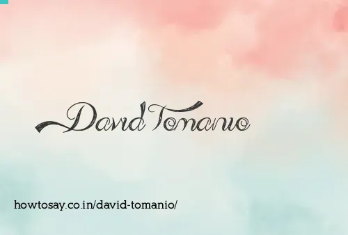 David Tomanio