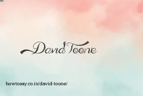 David Toone