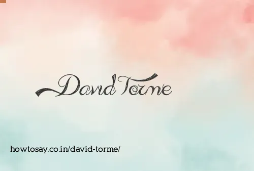 David Torme