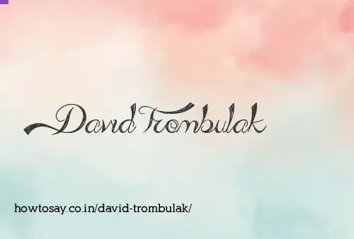 David Trombulak