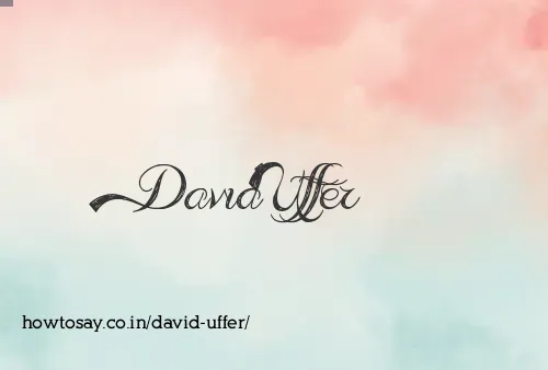 David Uffer