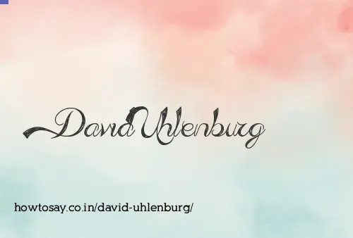 David Uhlenburg