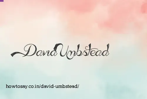 David Umbstead