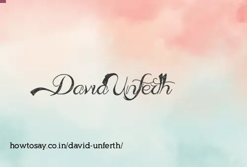 David Unferth