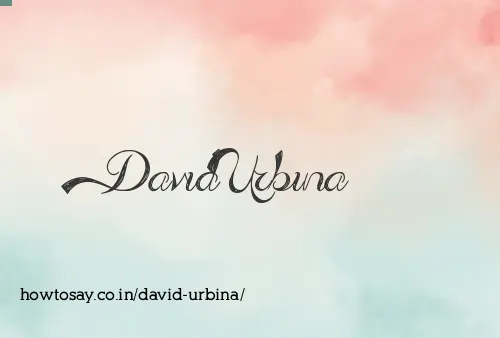 David Urbina