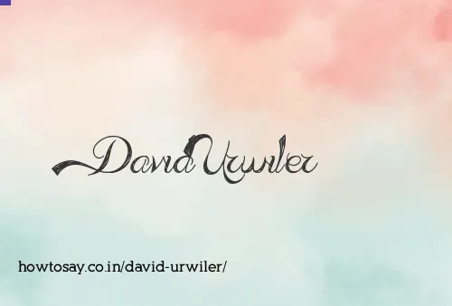 David Urwiler