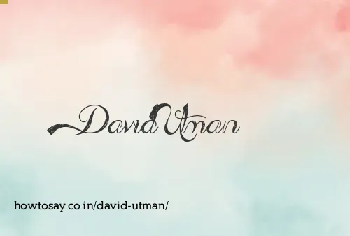 David Utman