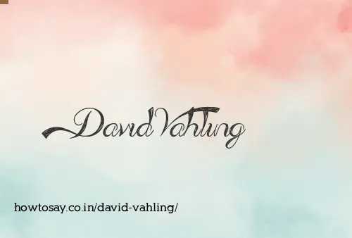 David Vahling