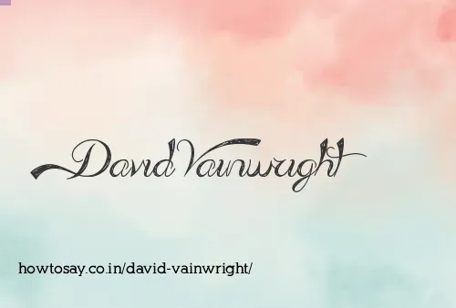 David Vainwright