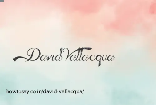 David Vallacqua