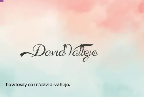 David Vallejo