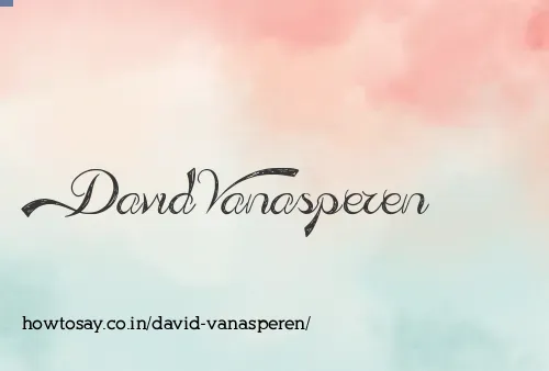 David Vanasperen