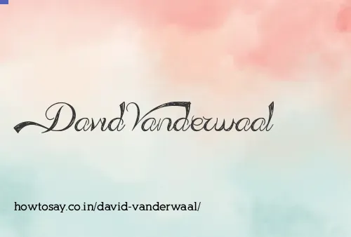 David Vanderwaal